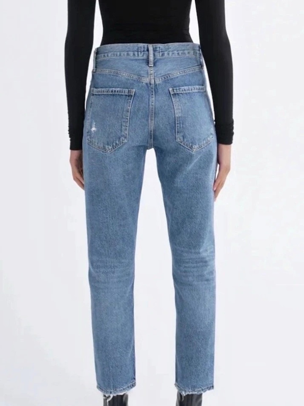 AGOLDE Riley High Rise Straight Crop Jeans - Picture 2 of 13